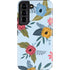 Blue Fall Flowers Galaxy S22 Pro Case