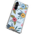 Blue Fall Flowers Galaxy S23 FE Clear Case