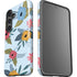 Blue Fall Flowers Galaxy S24 Impact Case