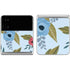 Blue Fall Flowers Galaxy Z Flip4 5G Skin