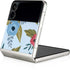 Blue Fall Flowers Galaxy Z Flip4 5G Skin