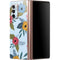 Blue Fall Flowers Galaxy Z Fold2 5G Skin