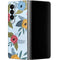 Blue Fall Flowers Galaxy Z Fold4 5G Skin
