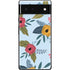 Blue Fall Flowers Google Pixel 6 Skin