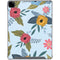 Blue Fall Flowers iPad Pro 12.9in (2020) Clear Case