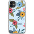 Blue Fall Flowers iPhone 11 Clear Case