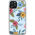 Blue Fall Flowers iPhone 11 Pro Clear Case