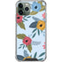Blue Fall Flowers iPhone 11 Pro Max Clear Case