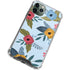 Blue Fall Flowers iPhone 11 Pro Max Clear Case