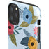 Blue Fall Flowers iPhone 11 Pro Max Impact Case