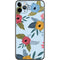 Blue Fall Flowers iPhone 11 Pro Max Skin