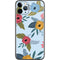 Blue Fall Flowers iPhone 11 Pro Skin