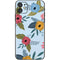 Blue Fall Flowers iPhone 11 Skin