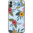 Blue Fall Flowers iPhone 11 Skin