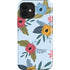 Blue Fall Flowers iPhone 12 Impact Case