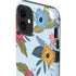Blue Fall Flowers iPhone 12 Impact Case