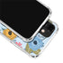 Blue Fall Flowers iPhone 12 Mini Clear Case