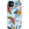 Blue Fall Flowers iPhone 12 Mini Lite Case