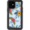 Blue Fall Flowers iPhone 12 Mini Waterproof Case