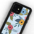 Blue Fall Flowers iPhone 12 Mini Waterproof Case
