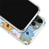 Blue Fall Flowers iPhone 12 Pro Clear Case