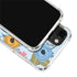 Blue Fall Flowers iPhone 13 Mini Clear Case