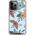 Blue Fall Flowers iPhone 14 Pro Max Clear Case