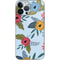 Blue Fall Flowers iPhone 14 Pro Max Skin