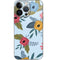 Blue Fall Flowers iPhone 14 Pro Skin