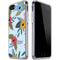 Blue Fall Flowers iPhone SE (2nd & 3rd Gen) Clear Case
