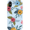 Blue Fall Flowers iPhone XS Pro Case