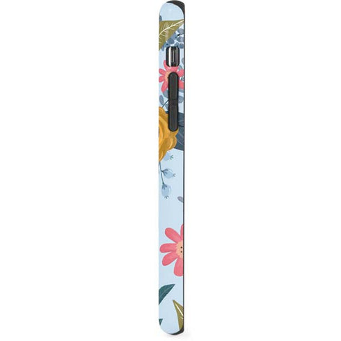Blue Fall Flowers iPhone XS Pro Case