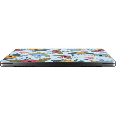 Blue Fall Flowers MacBook Pro 14in (2021-24) Skin