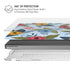 Blue Fall Flowers MacBook Pro 16in (2021-25) Case plus Skin