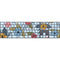 Blue Fall Flowers Magic Keyboard with Numeric Keypad Skin