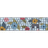 Blue Fall Flowers Magic Keyboard with Numeric Keypad Skin