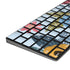 Blue Fall Flowers Magic Keyboard with Numeric Keypad Skin