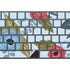 Blue Fall Flowers Magic Keyboard with Numeric Keypad Skin