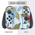 Blue Fall Flowers Nintendo Switch Bundle Skin
