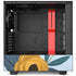 Blue Fall Flowers NZXT H510 Compact ATX Mid-Tower Case Skin