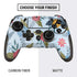 Blue Fall Flowers PlayStation Scuf Vantage 2 Controller Skin