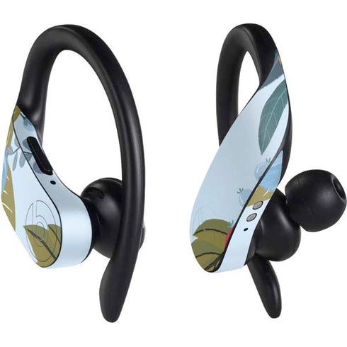 Blue Fall Flowers PowerBeats Pro Skin