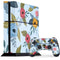 Blue Fall Flowers PS4 Console and Controller Bundle Skin