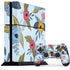 Blue Fall Flowers PS4 Console and Controller Bundle Skin