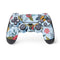 Blue Fall Flowers PS4 Pro/Slim Controller Skin