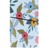 Blue Fall Flowers PS5 Slim Digital Edition Console Skin