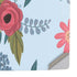Blue Fall Flowers PS5 Slim Digital Edition Console Skin