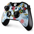Blue Fall Flowers Xbox One Controller Skin
