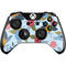 Blue Fall Flowers Xbox One Controller Skin