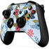 Blue Fall Flowers Xbox One X Controller Skin